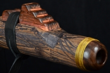 Walnut Native American Flute, Minor, Low F-4, #F12B